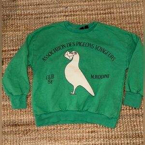 Mini Rodini  carrier Pigeon Sweatshirt